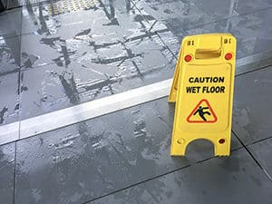 Slip and Fall Sign