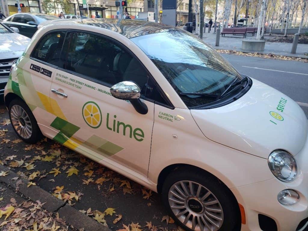 lime car-sharing